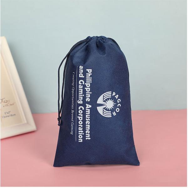 Экологический дружелюбный полипропилен девственницы сумки 95Gsm Drawstring не сплетенный