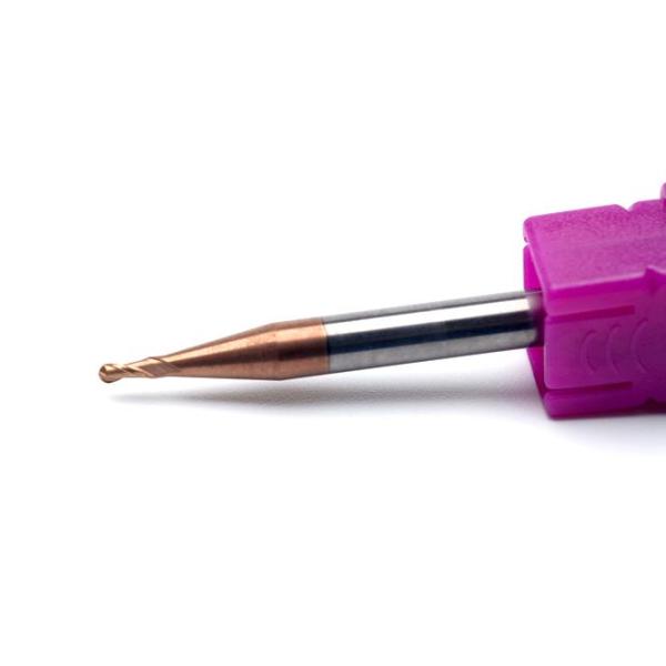 Fabricaciones de micro extremos de carburo sólido 0,2-0,9 mm 2 flauta para joyas de plástico