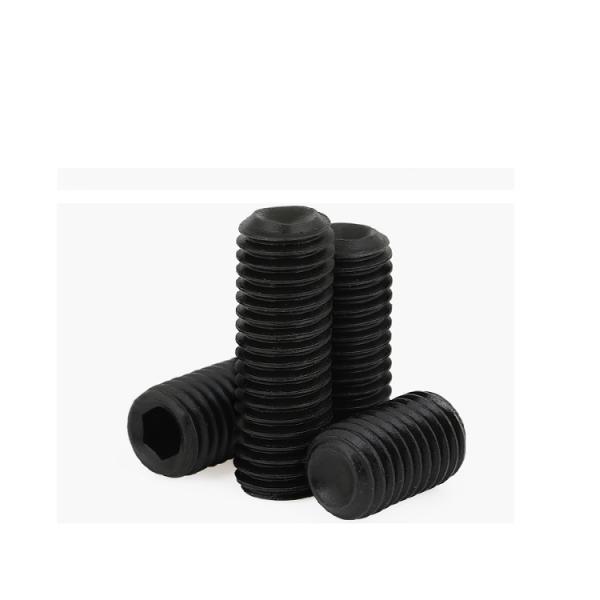 Customized M3 M4 M5 M6 M8 M10 Grade12.9 ISO Standard Black Hexagon Socket Set Screw