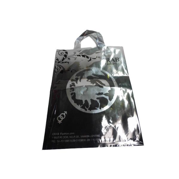 Recyclable Aluminizing Shopping Carrier Bags With Handle