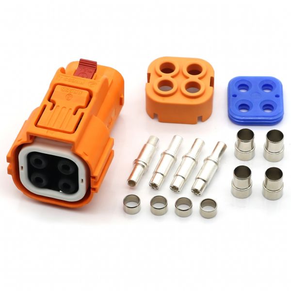 Small Square Series HVIL Connector 800V 46A Waterproof Plug For New Energy Vehicles