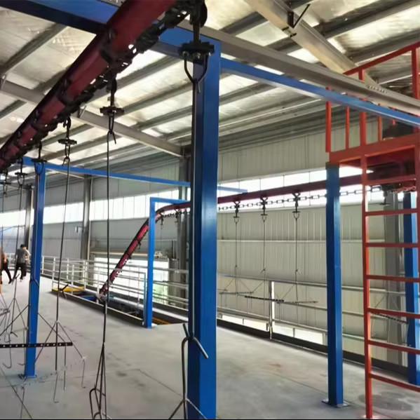 120 mm espessura de isolamento Substrato de aço Linha de montagem personalizada Máquina de revestimento em pó