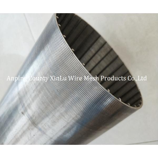 Cuña de acero inoxidable del alambre de la pantalla de filtro de la arena 304 del pozo de agua V