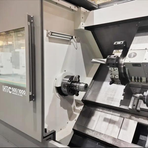 Heavy Duty Hard Rail SMTCL CNC Lathe HTC50P 3 Axis CNC Milling With Live Tools CNC Lathe