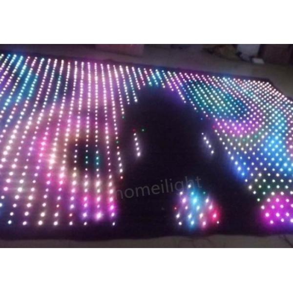 Sound Control LED Video Curtain DMX512 RGB For Party Club KTV Lighting