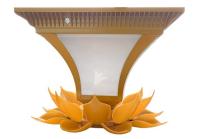 Sistema de iluminação solar brilhante do jardim IP67 com decoração da flor