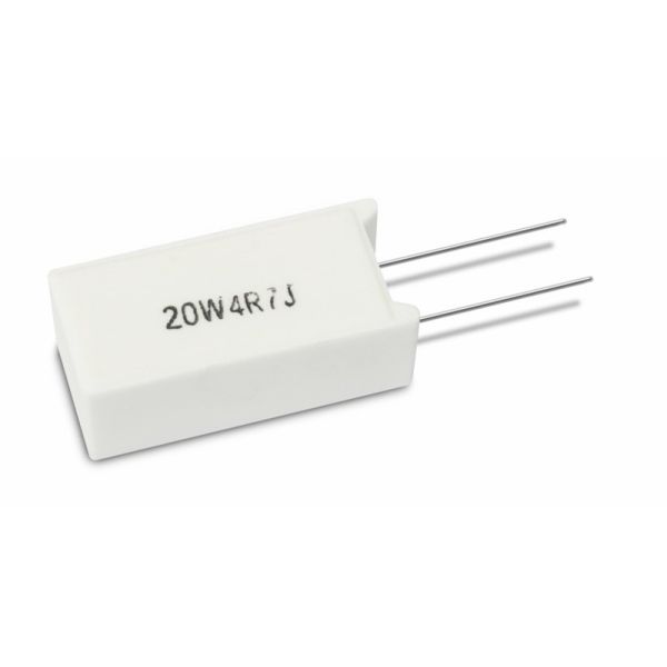 SQM Vertical 0,33 ohms 5W Résistant au ciment Résistant aux chocs Résistant en céramique pour adaptateurs d'alimentation et équipements audio