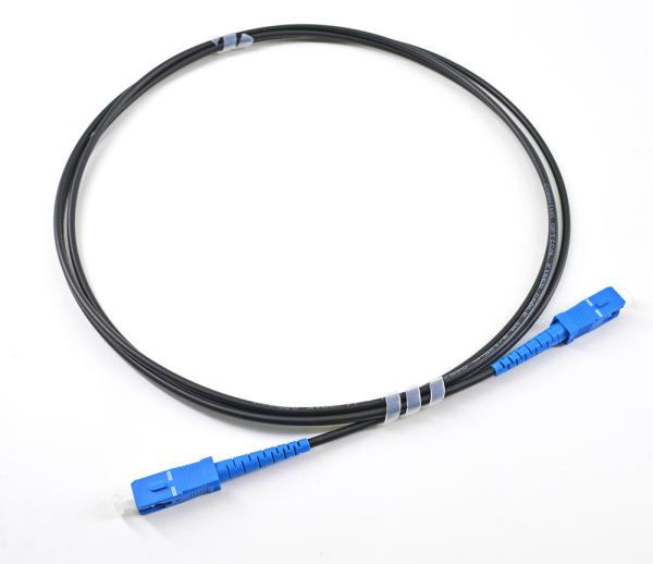 Simplex Single Mode Fiber Optic Patch Cable SCPC - SCPC Low Insertion Loss