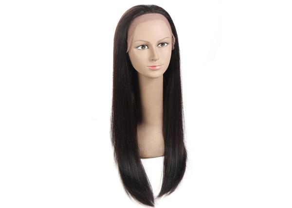 Silky Straight Human Hair Full Lace Wigs Natural Luster Healthy From Young Girl