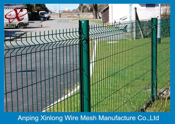 High Anti Corrosion Wire Mesh Horse Fencing , Garden Wire Fencing Green Color
