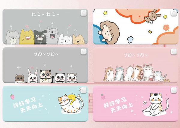 Cute Animal PU Leather Office and Home Warm Table Desk Mouse Pads Custom Heating mouse pad