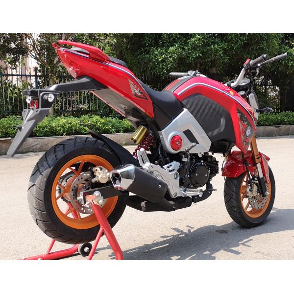 Road Tires Street Road Motorcycle Double Disc Brake Front / Rear Disc Brake