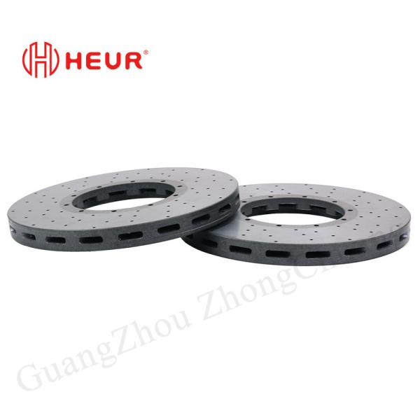Disques en céramique de carbone de frein HEUR Pour Porsche 718 GT4RS (remplacement) - Ensemble arrière de 400x32 mm