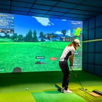 Hot-Selling Indoor Golf Simulator Jogo de Golfe Virtual Para Parque de Diversões