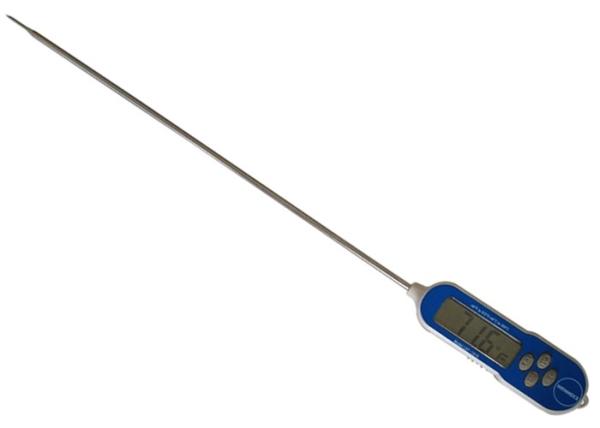 300mm Probe Industrial Meat Thermometer , Waterproof Long Probe Digital Thermometer