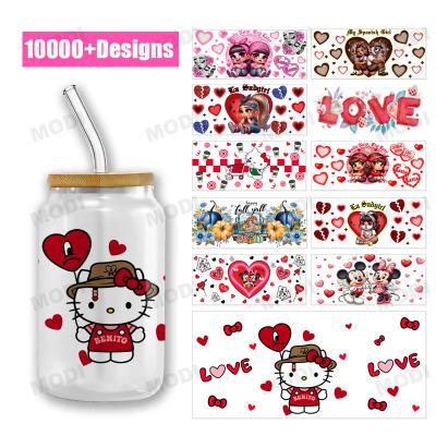 Valentine'S Day Uv Dtf Cup Wraps Transfers Ready To Transfer Cup Wrap Printing Sticker Film Printer Uv Dtf For Cup Wraps