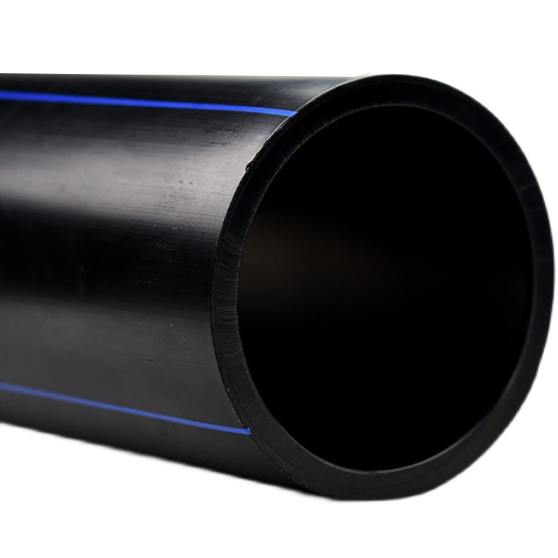 4 Водопроводы из HDPE Черные трубы для канализации из PE Поддержка настройки