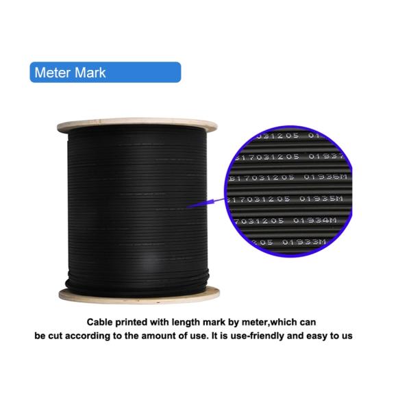 Terminal System FRP G657 FTTH Outdoor Steel Messenger Wire