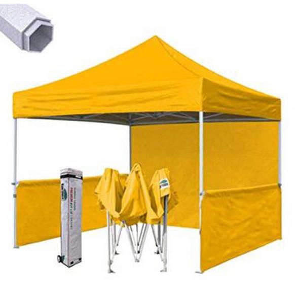 Durable Event Pop Up Tent , Pop Up Exhibition Tent CMYK Heat Transfer Printing