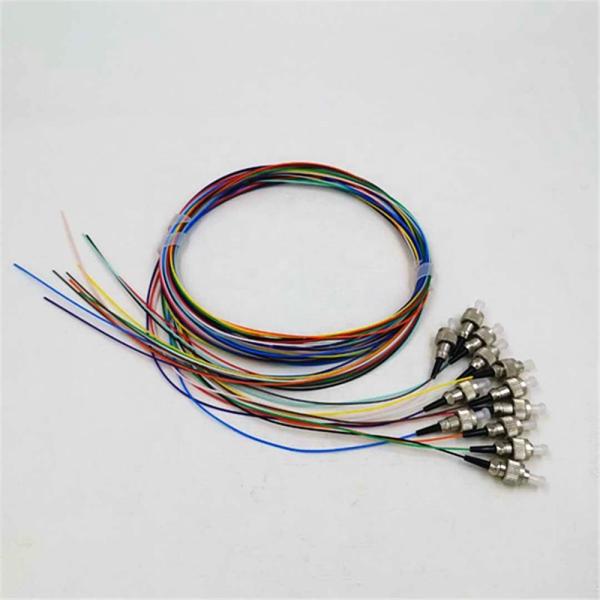 2m 0.9mm SC Single Mode Pigtail , SC Fiber Pigtail For Room Equipment Internal Link