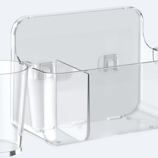 всасывание стены держателя зубной щетки держателя чашки WGO зубной щетки широкой собственной личности 32cm слипчивое