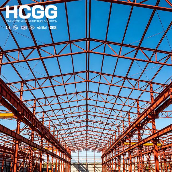 Multi Span Pre Engineered Steel Structural sandwich panel Storage Warehouse High Strength Q235b Q355b Steel Frame Kit