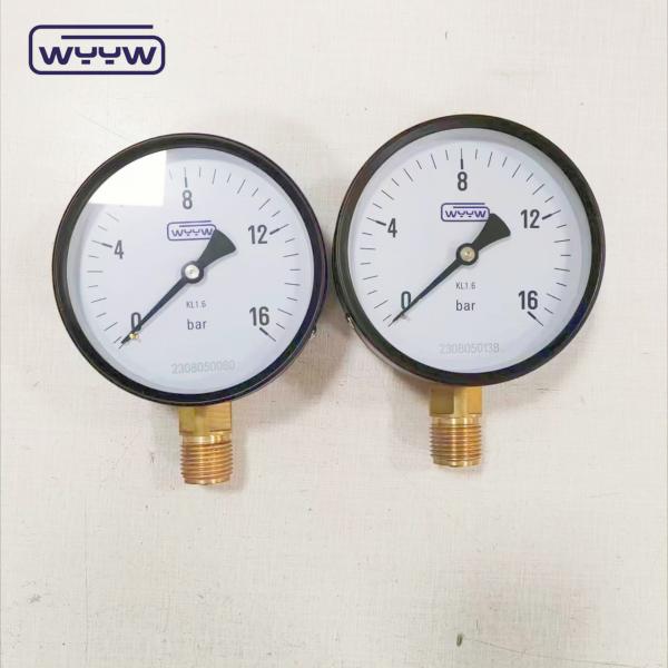 Fabricantes chineses Venda de alta qualidade 6 polegadas 150mm 1.6MPa G1/2 Gás e líquido manômetro de pressão