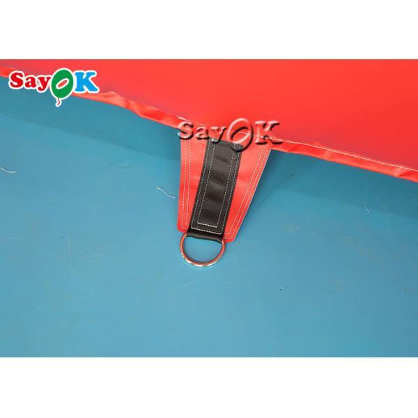 Trampolín inflable rojo impreso temático de la despedida del fuego para el parque de atracciones de los niños