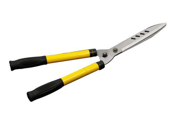 65# Manganese Steel Gardening Hand Tools , Telescopic Steel Hedge Shears For Trimming