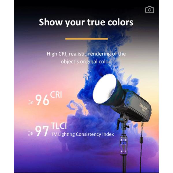 310W Coolcam 300D Fill Light High Brightness For Photography And Short Video