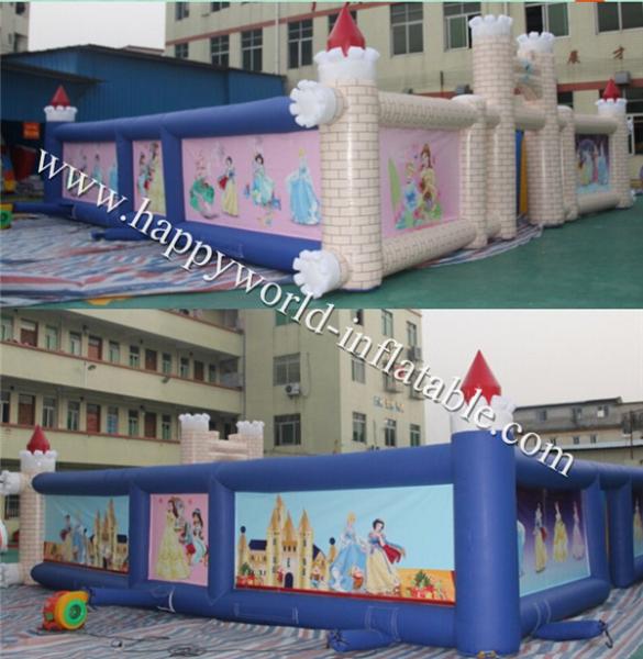 inflatable maze for sale , outdoor  princess paint maze, inflatable haunted maze