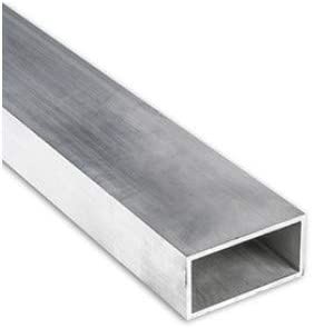 Anodised Aluminium Tube Profiles Silver Square Hollow Pipe 100 x 100