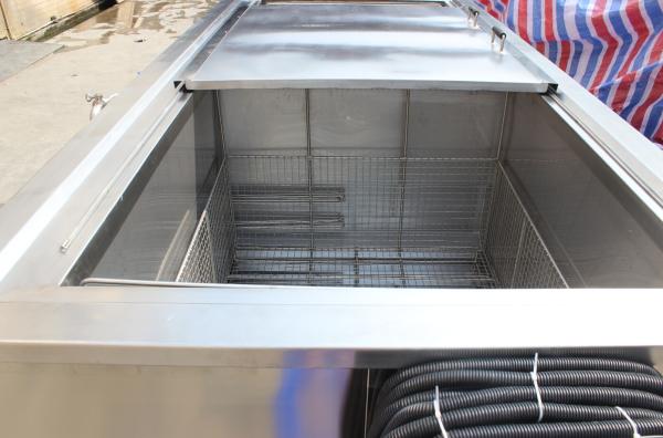 Heating Internal exchanger tube Professional Ultrasonic Cleaner with 2 chambers