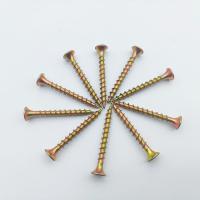 Yellow Zinc Plated Bugle Head Wood Screw For Strong And Secure Joinery