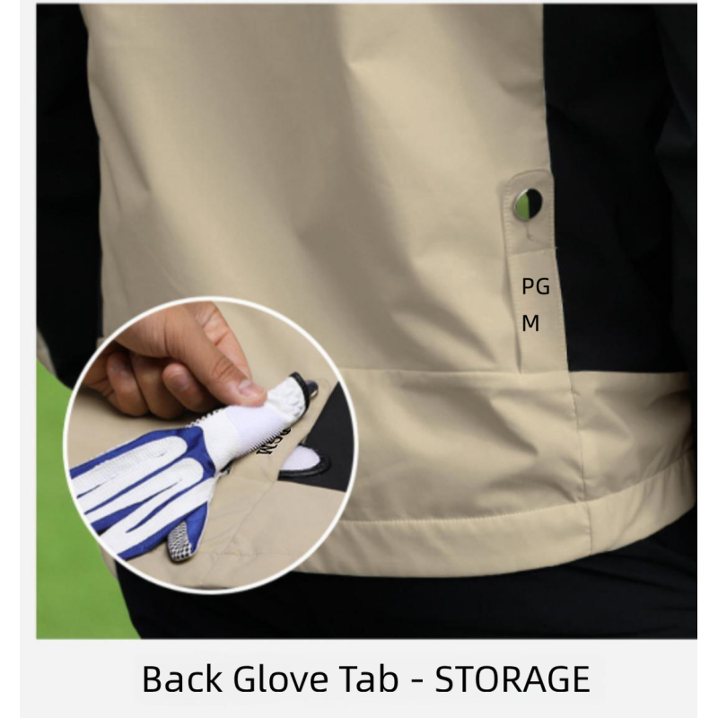 Men's Lightweight Polyester Golf Jacket OEM Custom Sport Outerwear Item