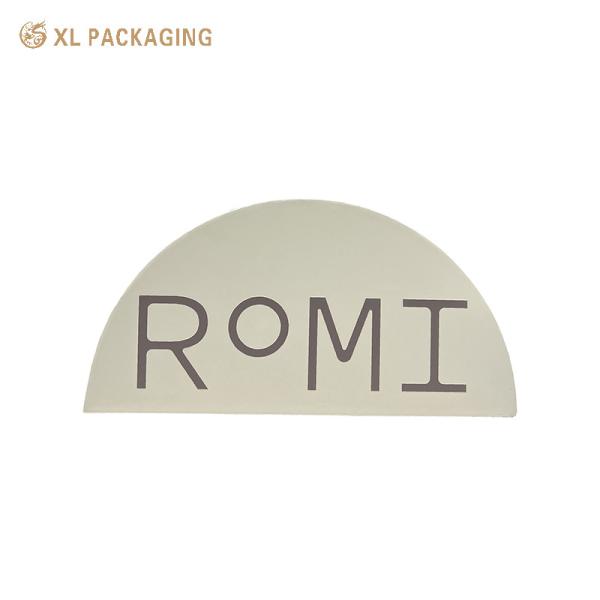 Eco-friendly Half Round Cosmetic Packaging Box with Embossed Logo and EVA Foam Tray