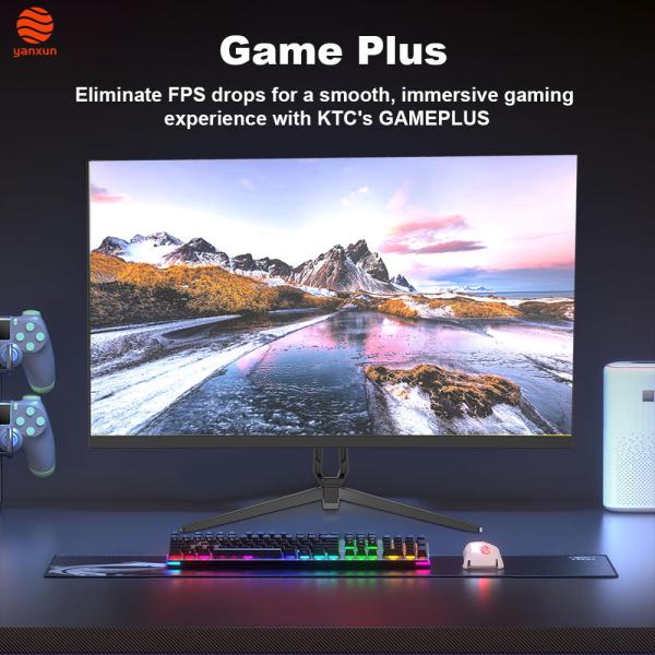 Monitor Gaming de 23.8 pulgadas 180Hz con Iluminación RGB, 99% SRGB, Color Negro