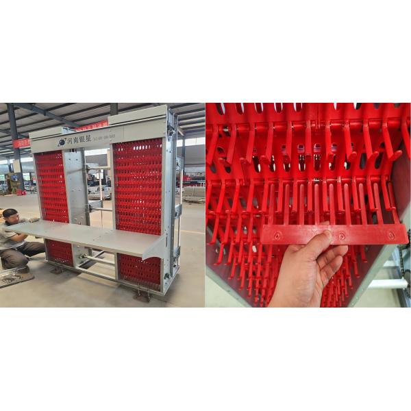 100mm Egg Collection Procedure , SONCAP Zn Al Steel Chicken Poultry Equipment