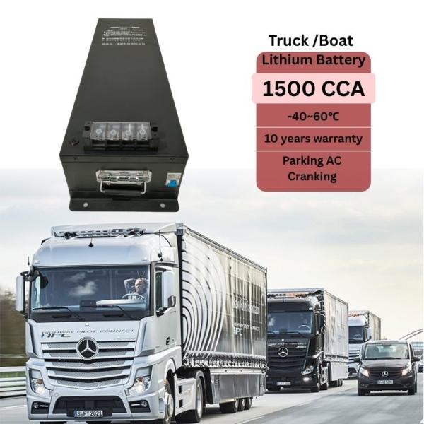 24V 300Ah 1500CCA Lithium Start Battery Heavy Truck Battery IP67