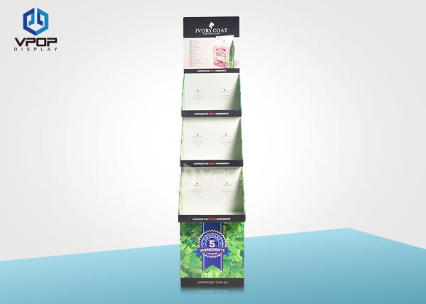 Light Weight Printed Cardboard Display Stands Easy - Assembling For False Eyelashes