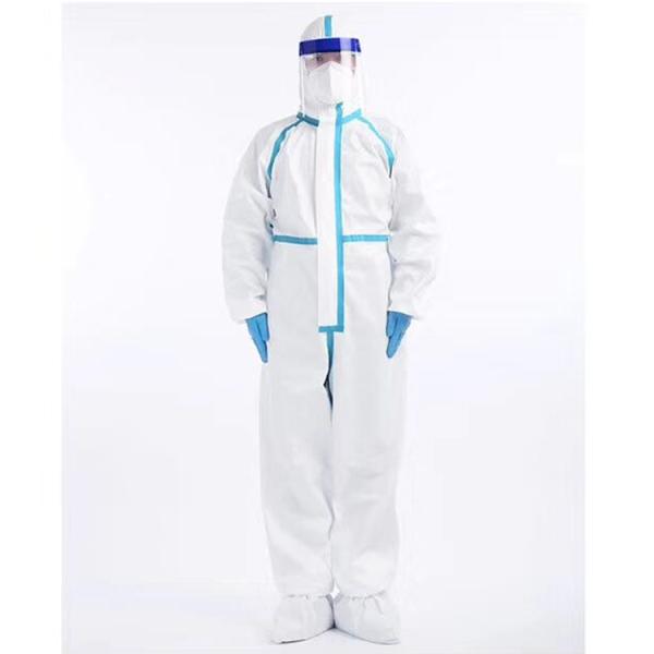 Medical Disposable Protective Wear 60 Gsms Cover Film Nonwovens Fabric Ce Certification