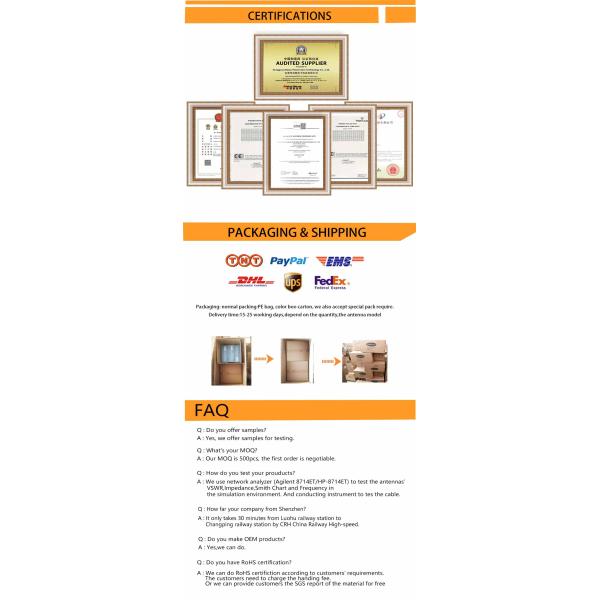 Магнитное 100W LPWAN/антенна CB стеклоткани антенны автомобильного радиоприемника CB Lora гибкая