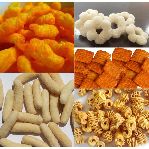 Twin Screw Corn Puff Snacks Making Machine Extruder Healthy Food Production Line