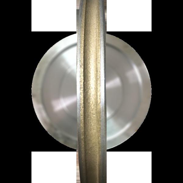 Pencil edge diamond bond grinding wheel for glass disc