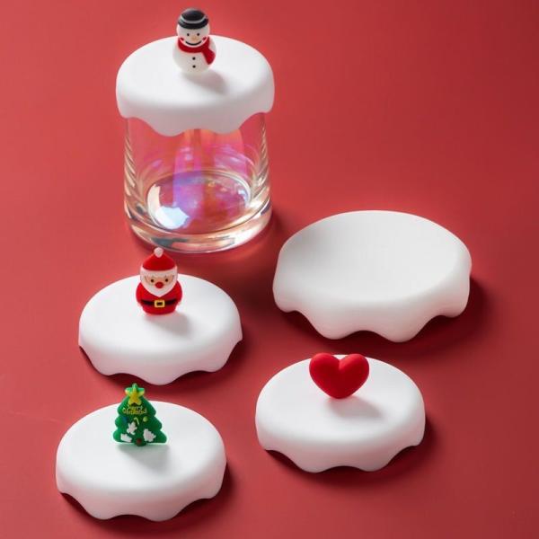 Силиконовые крышки стаканов набор снежного покрытия питьевой горшок антипылевой герметичные крышки кружки для горячего и холодного напитка Силиконовый горячий крышка стакана