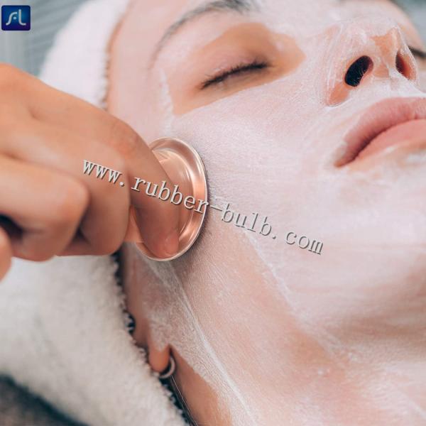 15cm Silicone Glass Facial Cupping Set For Home Spa