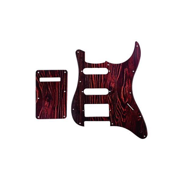 3Ply SSH Electric Guitar Pickguard Scratch Plate Back Plate & Screws For American Fender ST Style Electric Guitar
