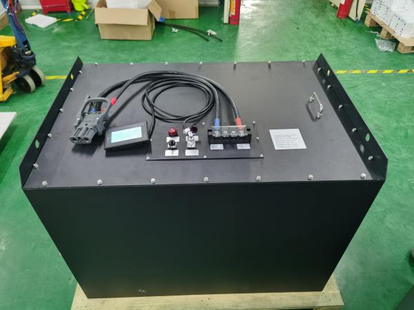 51.2V 72V 83.2V 206 Ah 300Ah 412Ah 618Ah LiFePO4 lithium battery pack for electric forklift build in BMS LED screen