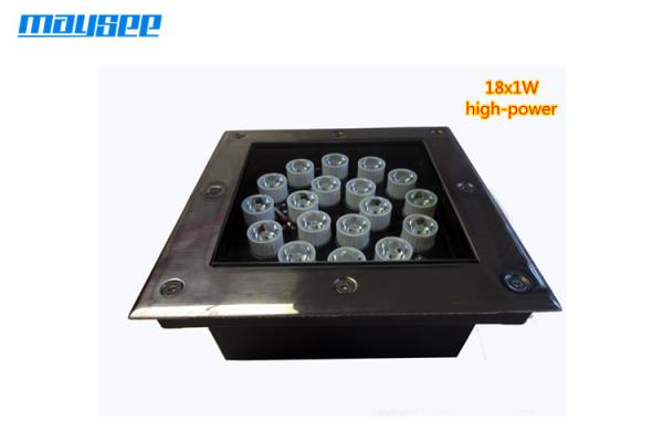 RGB cor alterando LED Inground Lights, LED Jardim Luzes terra IP68