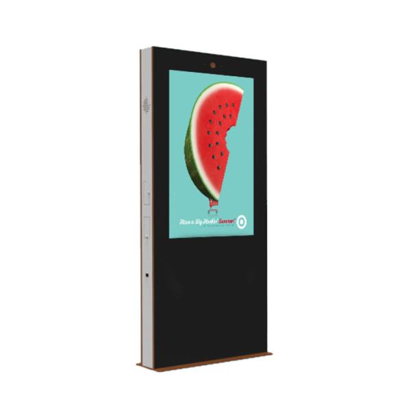 OEM/ODM 49 Inch Outdoor Touch Kiosk 2000 Nits Brightness 3 Years Warranty